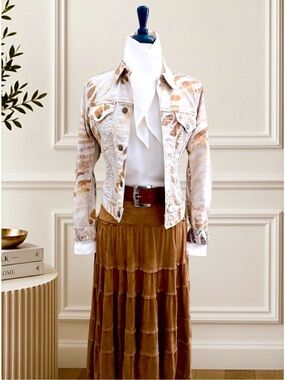 Ralph Lauren Denim Supply Safari Jean Jacket Western Ranch Cowboy Trucker Polo